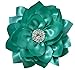 Silk Peony Flower Handcrafted Hair Clip Rhinestone Bridal Bridesmaid Flower Girl Hair Accessory