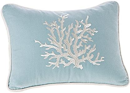 Harbor House Coastline Oblong Pillow Aqua 12x16