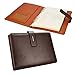 EsOffice Leather Notebook, A5 Refillable Journal, Vintage Writing Notebook Diary with Buckle Closure/Card Holder/Pen Loop,180 Sheets/ 90 Lined Beige Pages, 5.8 x 8.2 inches/A5 Size, Brown