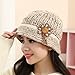 Tuscom Fashion Women Lady Winter Warm Crochet Knitted Hat (Beige)