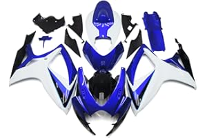 WYNMOTO Injection Full Fairing Kit Fit For Suzuki GSXR600 GSXR750 2006 2007 K6 06 07 GSXR 600 GSXR 750 ABS Plastic Motorcycle Bodywork Gloss Blue White Black Body Kit
