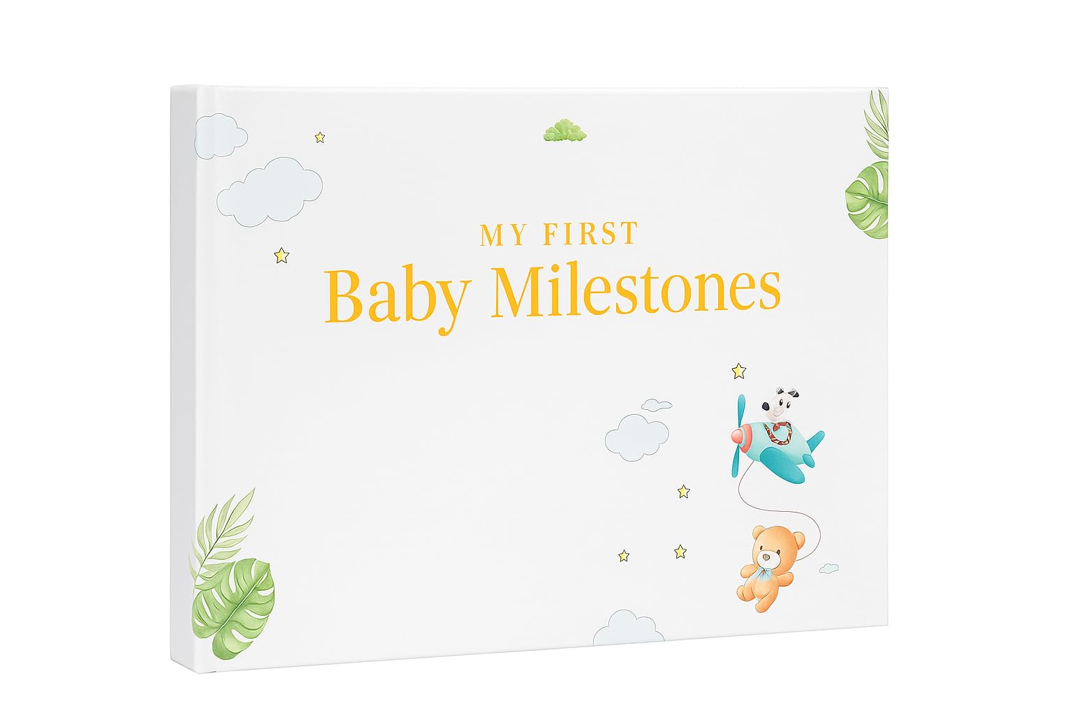 Tiny Trees Baby Milestone Gift Set - Premium Gifts and Keepsake Box - Milestone Cards, Closet Dividers, Welcome Plaque and Sleep Sign - Perfect New Born Baby Gifts for Parents