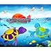 Buytra 3 Pieces Bath Toys Wind Up Swimming Turtle Animal Tub Pool Toy Set for Kids, Random Colors