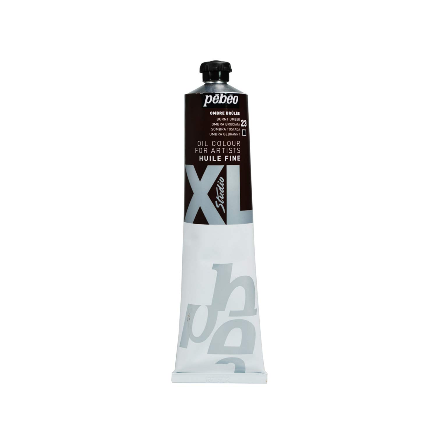 Pébéo - Fine Oil XL 200 ML - Brown Oil Paint - Pebeo Oil Paint - Burnt Umber 200 ml — image 1