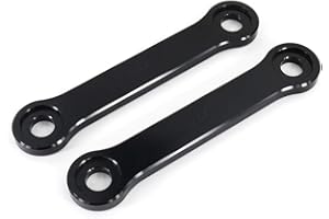 Mantt Motorcycle Lowering Links Fit for KLR650 2008-2018, Lowering Drop Links Lowering Kits 1.25 Drop CNC Aluminum Alloy (Bla