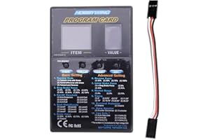 STASRC Hobbywing brushless Electric Tuning Parameter Programming Card for Airplane car