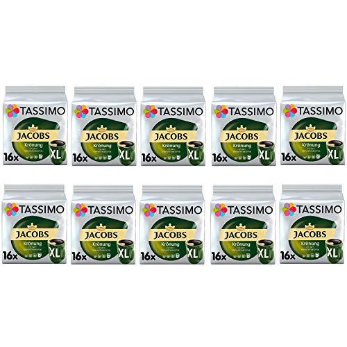 TASSIMO Kapseln Jacobs Krönung XL T Discs 10x16 Getränke Kaffeekapseln