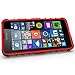 Sophmy Hybrid Dual Layer Armor Protective Case Cover with Kickstand red