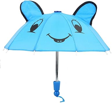 Poupee Parapluie Mini Animal Mignon Avec Oreilles Oreille Parapluie Accessoire De Poupee Pour 18 Pouces Bebe Poupee Cadeau De Paques Jouet Pour Les Filles Bleu Amazon Fr Bebes Puericulture