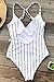 CUPSHE Women's Elegant Dance Solid One-Piece Swimsuit Beach Swimwear Bathing Suit