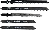 Makita A-86898 Universal Fitting Jigsaw Blades Selection Pack 5pc view 1