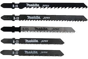 Makita A-86898 Jig Saw Blade Assorted 5 per Kit