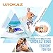 UROKAZ silicone ring womens size 6 women green enso 10 3 4 7 gold kauai wedding thunderfit band sets for bands glow in the dark men and