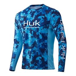 HUK Men's Icon X Camo Long Sleeve Performance
