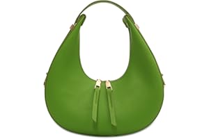 Ergocar 2022 New Women's Tote Handbags, Crescent Bags for Women Fashion Women Underarm Bag Top-Handle Bag, Green