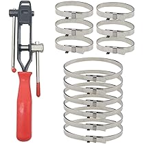 10 CV Cuff Clamp, Hose Clamp, Adjustable Hose Clamp, CV Hose Clamps Set, Pipe Clamps With Adjustable Universal Joint Connection, Drive Shaft Joint Kit - View #9