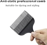 Anluoyi 3 Pcs Anti-static Black Pintail Sectioning Highlight Styling Hair Comb view 5
