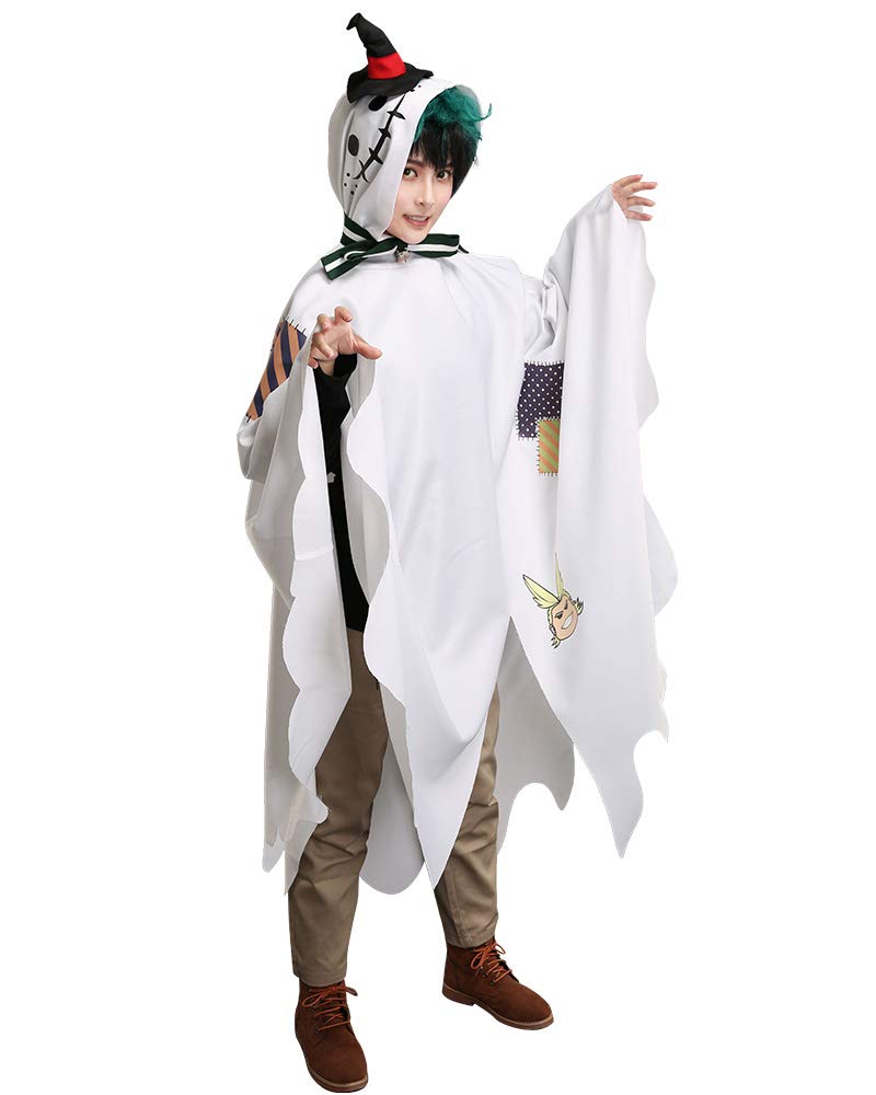 Buy Unisex Izuku Midoriya Deku Halloween Costume Cosplay Ghost Cloak