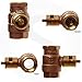 Hearth Products Controls HPC Fire 3/4-Inch Straight Gas Fire Pit Shut Off Valve Kit (MSCB-HC), Polished Chrome Flange and Key