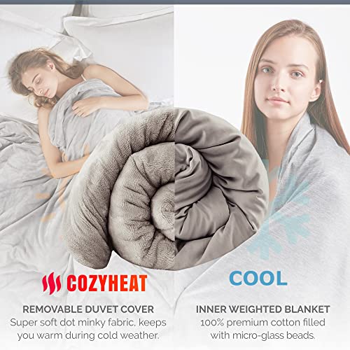 Degrees of Comfort Weighted Blanket 25 Pounds Queen Size for Adults