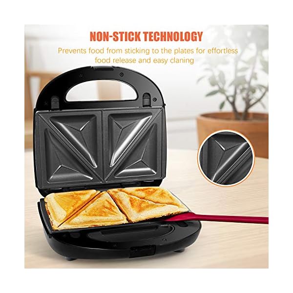 Kuyal-3-in-1-Snack-Maker-with-Waffle-Panini-and-Toasted-Sandwich-Plates-750W-Sandwich-Toaster-Maker-Waffle-Machine-Panini-Press-LED-Indicator-Lights-Cool-Touch-Handle-Anti-Skid-Feet-Black Kuyal 3-in-1 Snack Maker with Waffle, Panini and Toasted Sandwich Plates, 750W Sandwich Toaster Maker, Waffle Machine…