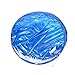 Juvale Foldable UFO Umbrella Cap - Waterproof Hands Free Umbrella Rain Hat Headwear Cap, Blue, 11.5 Inches