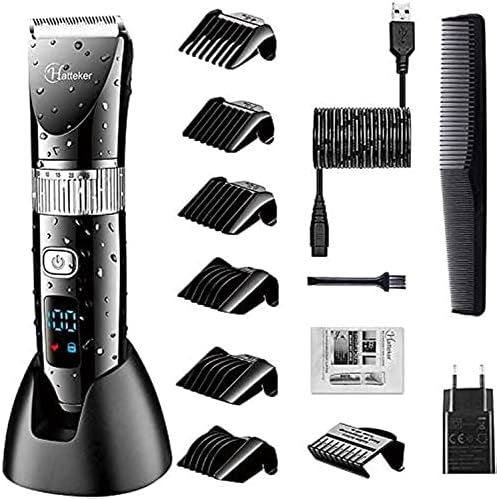 Hatteker Cordless Hair Clipper Grooming Kit, T-Blade Beard & Nose - View #5