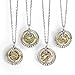 Sweet Romance Zodiac Sign Astrology Horoscope Pendant Necklace Birthday Gift - All 12 Sun Signs Available