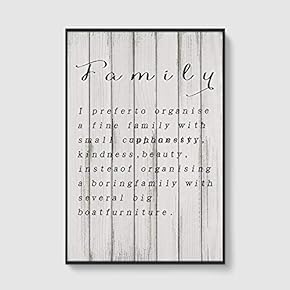 SIGNFORD Framed Canvas Home Artwork Decoration Vintage Wood...