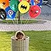 Superhero Balloons 20 Pack 12 Inches Latex Balloons for Kids Birthday Party Supplies, Perfect for Girls and Boys comic theme Party and Decorations (Avengers, Spiderman, Batman, and Marvel)
