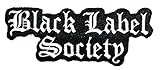 BLS Black Label Society Rock Music Band Patch Embroidered Iron on Hat Jacket Hoodie Backpack Ideal for Gift/ 12.2cm(w) X 4.7cm(h)