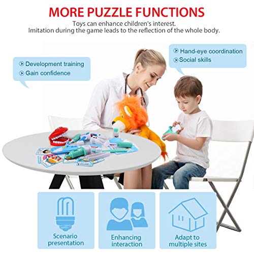 3 KIDCHEER+Pretend+Dentist+Educational+Storage