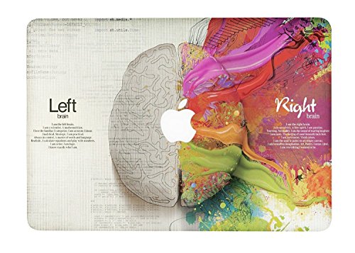 HERNGEE Left and Right Brain Decal Vinyl Skin Sticker for Apple Macbook Pro 15" with Touch Bar & Touch ID, Model:A1707 - Thumbnail 3