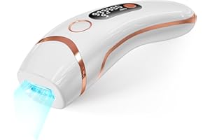 LYSMOSKI IPL Laser Hair Removal At Home Hair Removal for Women and Men Laser Hair Removal Device Pain-Free System for Lasting Hair Reduction on Face, Armpits, Bikini Area