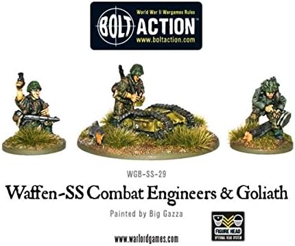 Bolt Action 28mm Waffen SS Combat Engineers and Goliath