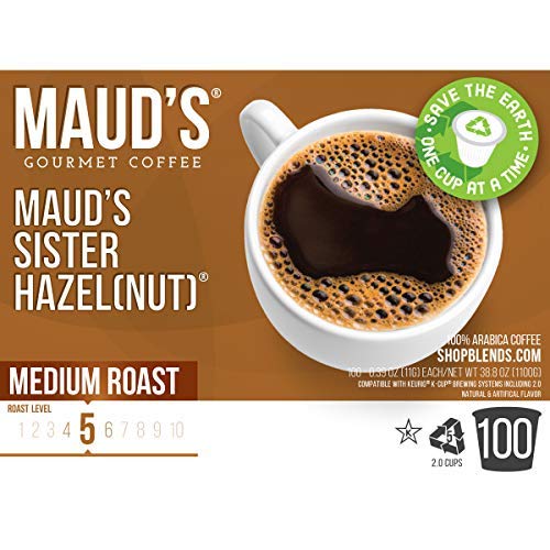 Maud's Sweet Hazelnut Coffee (Sister Hazelnut), 24ct. Recyclable Single