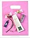 Plastic Thank You Gift Bags with Die Cut Handles 9x12 Inch (150) - Pink and Blue Glossy Pastels, Thick Poly - Retail Merchandise Shopping, Bulk Wholesale Pack - Quality Made - Bonus ebook