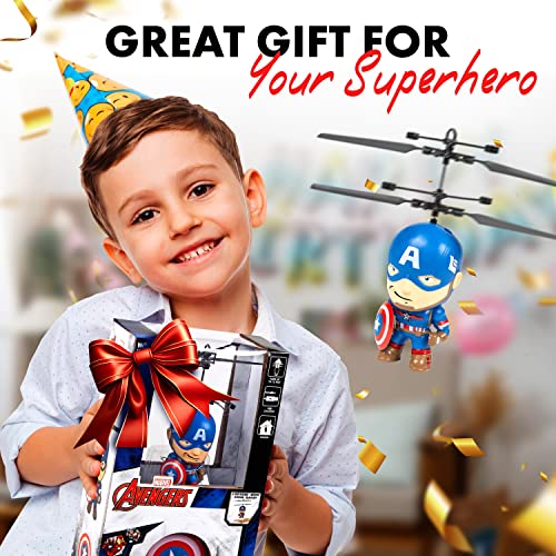 World Tech Toys Marvel Legends Captain America Action Figure Flying Toy