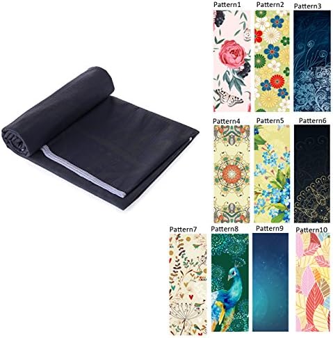 iEase Newest Yoga Towel Non-slip with Grip 72x25inch-Soft,Microfiber,Sweat Absorbent,Exercise Fitness Bikram Pilates Hot Yoga Towels for Most of Yoga Mats
