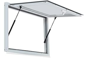 GUDESEN Concession Window w/Awning 48" W x 36" H Food Truck Serving Window Benefits for Your Food Truck or Trailer