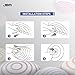 JBM Exercise Yoga Ball with Free Air Pump (3 Sizes, 5 Colors) 2200 lbs Anti-burst Slip-resistant Yoga Balance Stability Swiss Ball for Fitness Exercise Training Core Strength - 55cm 65cm 75cm