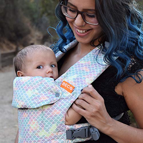 Beco Gemini Baby Carrier - Mermaid Sorbet, Sleek and Simple 5-in-1 All Position Backpack Style Sling for Holding Babies, Infants and Child from 7-35 lbs Certified Ergonomic - Thumbnail 2