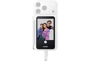 Insta360 Snap Selfie Screen - 4K Magnetic Selfie Monitor Screen for Selfie, Vlogging, Compatible vith iPhone & Android, Touchscreen Control, Wired Instant Connection