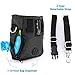GOGOGOFUN Dog Training Pouch - with Roomy Pockets Dispenser, Easy to Carry All Things Your Dog Need with Adjustable Strap - Send Out with A Training Clicker (Black Only)