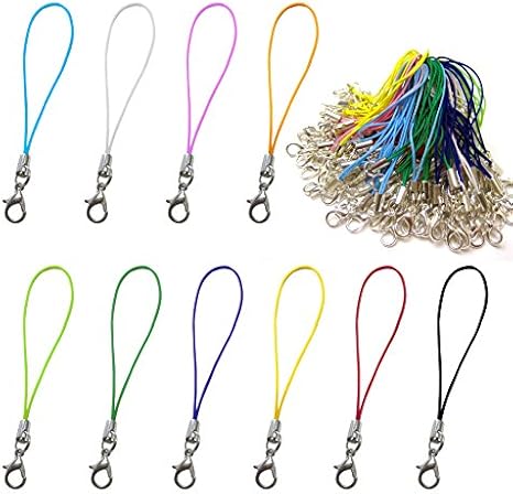 Amazon Co Jp リュミエラ 10色セット 本 2本 カニカン付携帯ストラップ シルバー ホビー