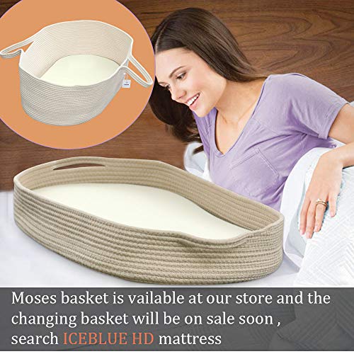 Cradle Mattress Bassinet Mattress Baby Crib Mattress Organic Cotton Foam Mattress Pad