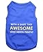 Parisian Pet Awesome Dog T-Shirt, Medium