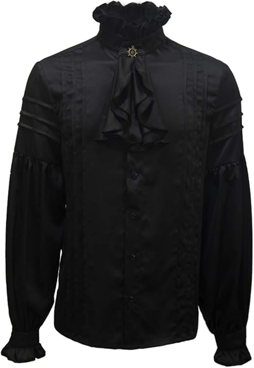 Camisas Góticas Hombre Encaje - Colección Nueva 2026