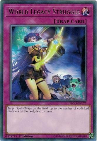 World Legacy Struggle - FLOD-EN072 - Rare - 1st Edition - Flames of Destruction