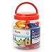 LotFancy Nuts and Bolts, 24pcs Fine Motor Skills Occupational Therapy Toys for Kids, Shapes and Colors Matching Toys, Montessori Building Construction Game with Storage Box for Baby and Toddlers